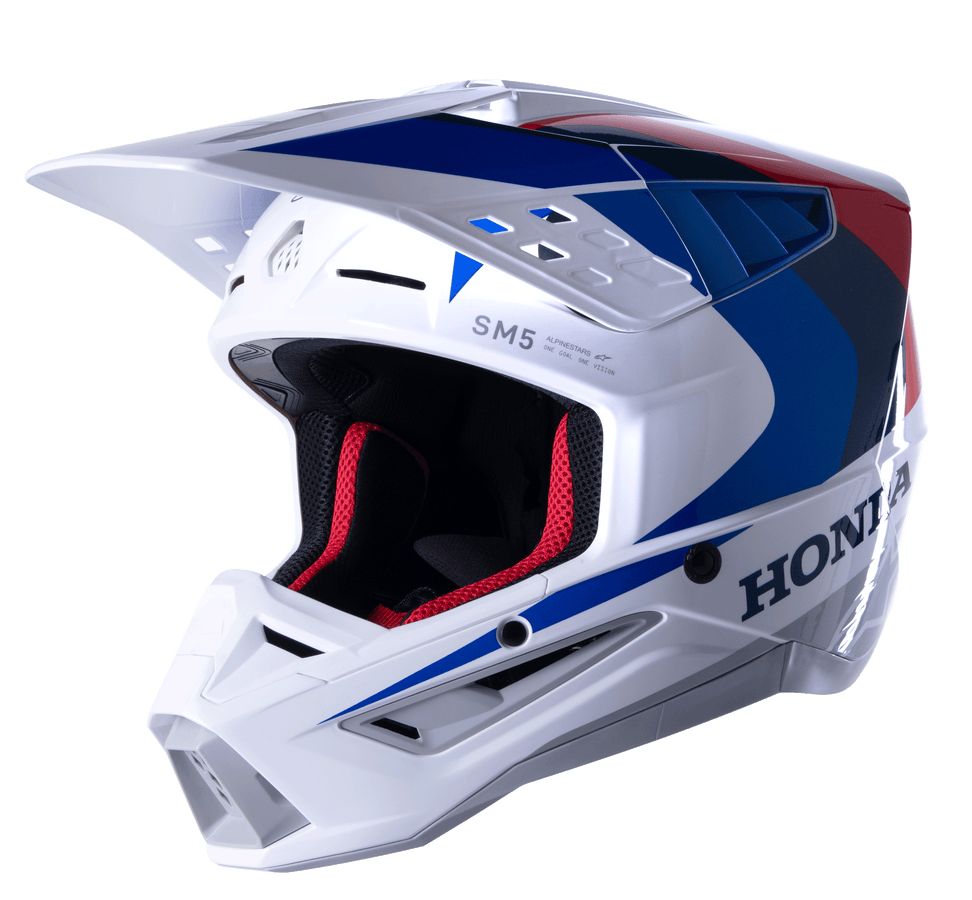 Honda SM5 Casco ECE - BLACK MOTOCROSS Helmets | Alpinestars