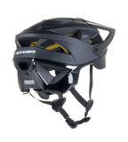 Casco Alpinestars Vector Tech Solid, casco de ciclismo MTB, acabado en negro mate y brillante, con sistema de protección Mips, 19 aberturas de ventilación y cobertura extendida en la nuca para protección en senderos.