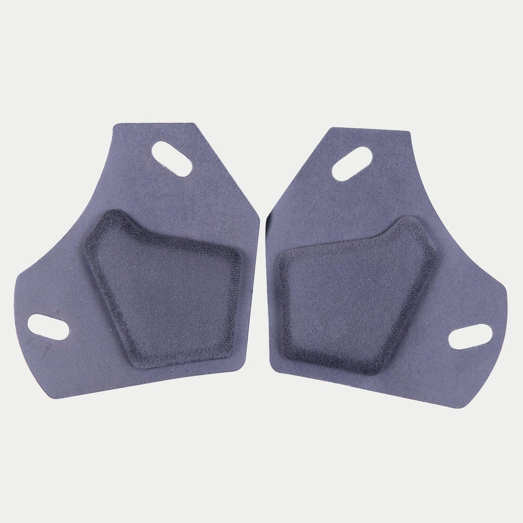 Alpinestars Supertech R10 Ear Pads Set, accesorio para casco de moto, gris, par de almohadillas interiores de repuesto con base de tela gris plana, recortes ovalados y acolchado central elevado, pieza de servicio oficial para cascos S-R10