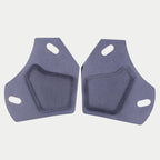 Alpinestars Supertech R10 Ear Pads Set, accesorio para casco de moto, gris, par de almohadillas interiores de repuesto con base de tela gris plana, recortes ovalados y acolchado central elevado, pieza de servicio oficial para cascos S-R10