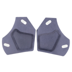 Alpinestars Supertech R10 Ear Pads Set, accesorio para casco, gris, par de inserciones acolchadas simétricas con textura de tela suave y recortes para el montaje, piezas de repuesto oficiales para cascos S-R10