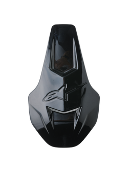 Alpinestars S-R7 Top Vent Slider, pieza de ventilación superior para casco de moto, negro, construcción de POM duradera