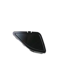 Alpinestars S-R7 Communication System Side Cover, cubierta lateral de repuesto para casco de moto, color negro, construcción de plástico duradero