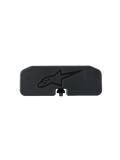 Cubierta trasera para sistema de comunicación Alpinestars S-R7, repuesto de casco de moto de policarbonato, negra con logotipo Astar grabado