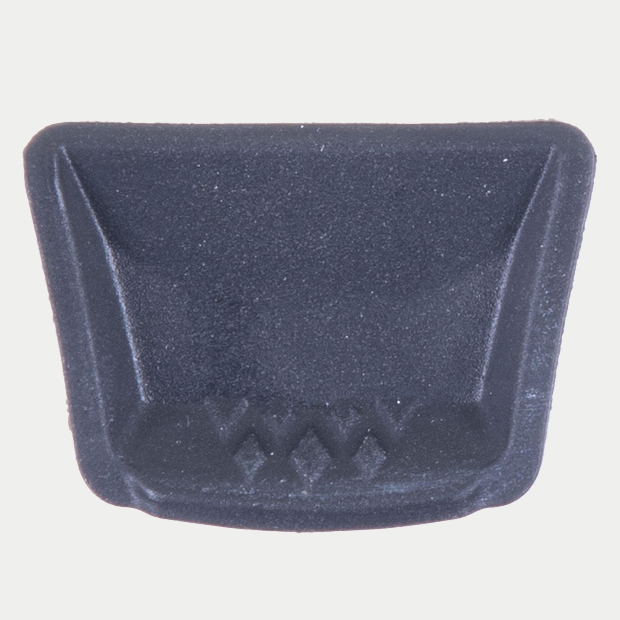 Alpinestars Supertech R10 Rubber Plug Chin Vent, accesorio para casco, negro, componente de goma moldeada para el casco S-R10, con un diseño trapezoidal texturizado para una gestión segura de la ventilación.