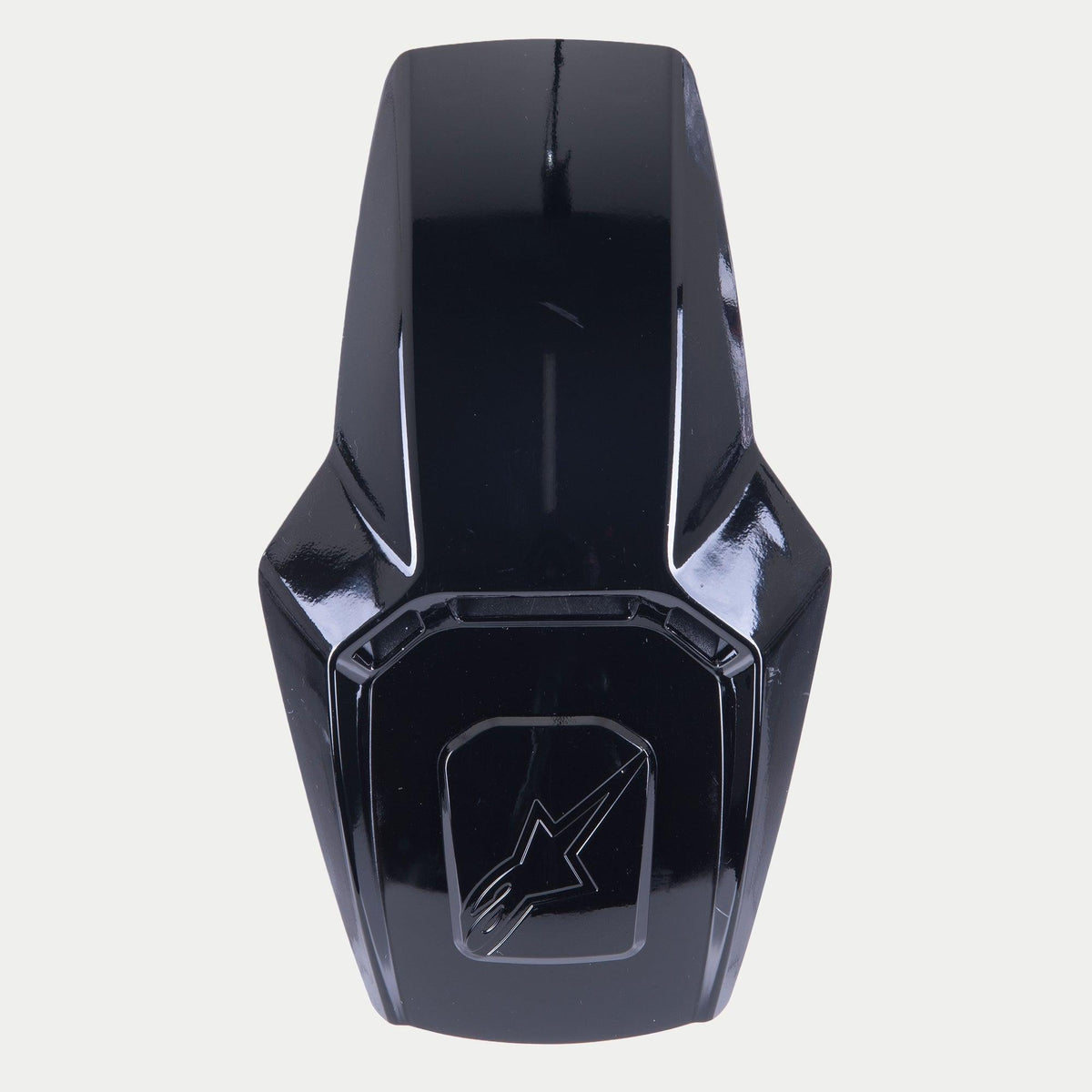Alpinestars Supertech R10 Top Vent, accesorio para casco, negro brillante, pieza de repuesto para cascos S-R10 con acabado de alto brillo y logotipo en relieve