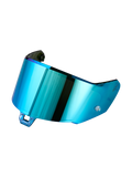 Alpinestars Supertech R-10/R-7 Absolute Vision Shield Gen2.1-R, visera de repuesto para casco de moto, acabado azul espejado, construcción de policarbonato de grado óptico, para conducción en circuito y carretera
