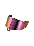Alpinestars Absolute Vision Shield V2, visor de casco para moto, acabado irisado y morado, construcción de policarbonato para carreras y sport