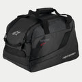 Bolsa para casco Alpinestars Supertech R10, negra, construcción acolchada semirrígida para cascos de moto, con asas de transporte con cierre de velcro, apertura con cremallera, paneles de ventilación de malla y logotipos reflectantes de Alpinestars y Supertech