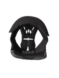 Alpinestars S-M3 Crown Pad, forro de repuesto para casco de motocicleta, negro y gris, diseño de ventilación perforado, acolchado de espuma con tejido de malla, amortiguación interna ergonómica para comodidad y protección