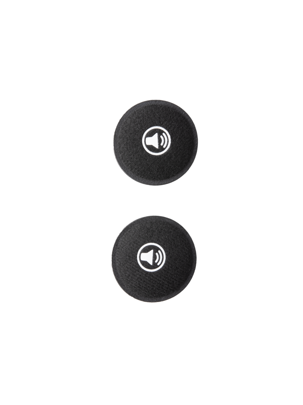 Alpinestars S-M7 Ear Pads Set, accesorios para cascos de motocross, almohadillas circulares de espuma negra con iconos de altavoz blancos, acolchado interior de repuesto para mejorar la comodidad y el ajuste en cascos S-M7