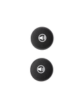 Alpinestars S-M7 Ear Pads Set, accesorios para cascos de motocross, almohadillas circulares de espuma negra con iconos de altavoz blancos, acolchado interior de repuesto para mejorar la comodidad y el ajuste en cascos S-M7