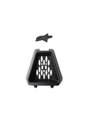 Alpinestars S-M3 Chin Vent, accesorio para casco, negro, pieza de repuesto oficial con una rejilla trapezoidal de plástico con patrón de panal e inserto de logotipo Astars independiente, diseñado para cascos de moto todoterreno
