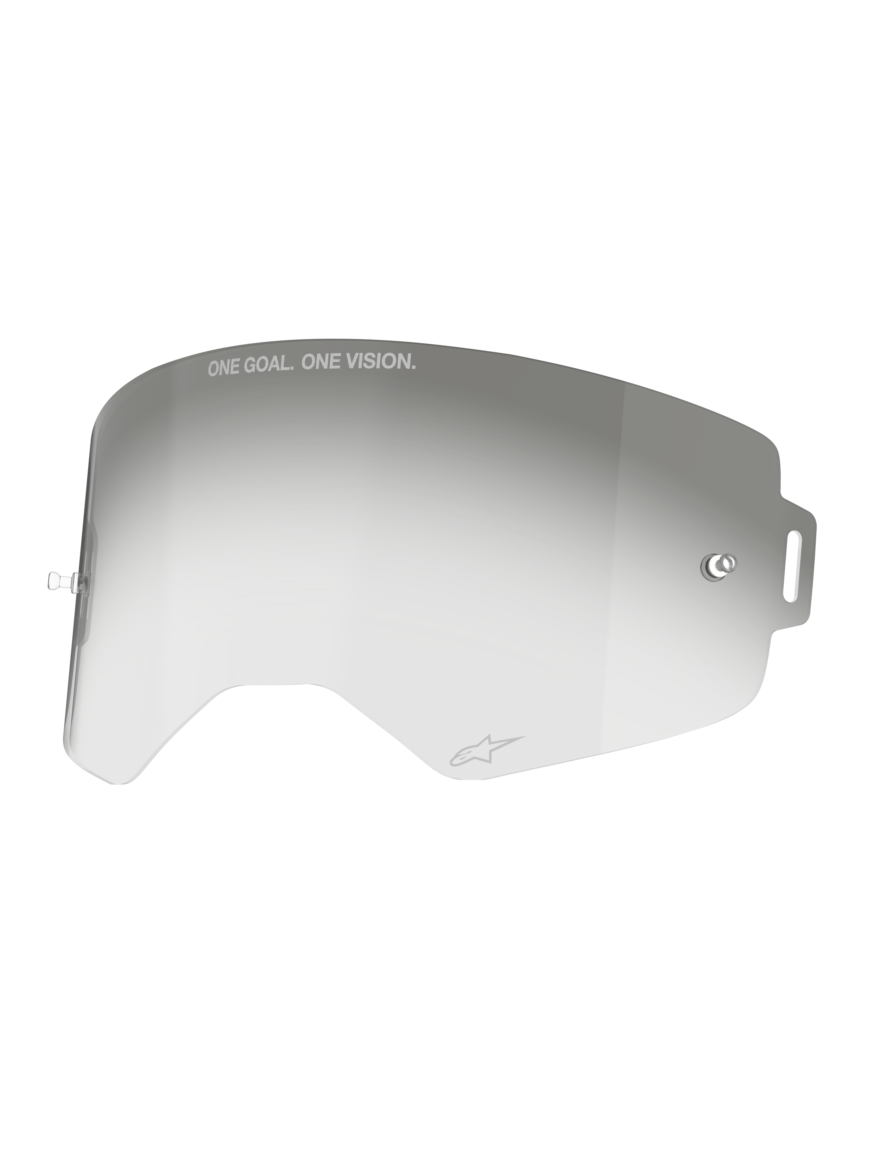 Alpinestars Lente fotocromática Supertech, repuesto gris para gafas de motocross con tecnología Absolute Vision, tratamiento antivaho y postes para tear-off
