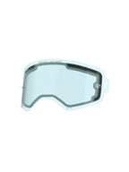 Alpinestars Supertech Lens, lente de gafas ventilada de doble panel con tinte azul, con el texto 'ONE GOAL. ONE VISION.', lente de repuesto de policarbonato resistente a los impactos para protección en motocross y carreras off-road