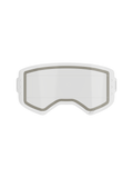 Alpinestars Supertech Dual Pane Roll Off Lens, lente de repuesto para gafas de motocross, transparente, construcción de doble panel con sello de neopreno gris visible y muescas laterales para película roll-off, policarbonato transparente resistente a los impactos
