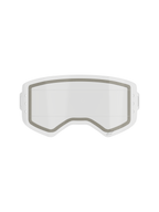 Alpinestars Supertech Dual Pane Roll Off Lens, lente de repuesto para gafas de motocross, transparente, construcción de doble panel con sello de neopreno gris visible y muescas laterales para película roll-off, policarbonato transparente resistente a los impactos