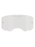 Lente Alpinestars Vision 8-5-3, lente de repuesto transparente para gafas, construcción de policarbonato con postes integrados para tear-off y sistema de bloqueo de siete puntos, con el texto 'ONE GOAL. ONE VISION.', para protección en motocross y conducción todoterreno