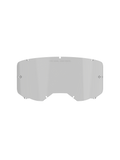 Alpinestars Vision 8-5-3 Smoke Lens, replacement lens for motocross goggles, Medium Smoke tint, polycarbonate construction with anti-fog and hard coat finish, featuring 'One Goal. One Vision.' text at the top