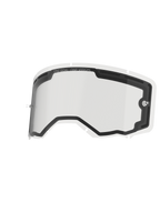 Alpinestars Vision 8-5-3 Lens Dual Pane, lente de repuesto transparente para gafas, con construcción de doble panel, ventilación con espuma, postes de tear-off integrados y sistema de bloqueo de siete orificios, con "ONE GOAL. ONE VISION." impreso en el borde superior