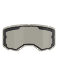 Alpinestars Vision 8-5-3 Dual Pane Lens, Goggle Replacement Lens, Smoke Gray Tint, Curved Polycarbonate with Vents and Integrated Tear-Off Posts, Motocross Accessory