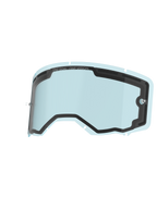Alpinestars Vision 8-5-3 Dual Pane Lens, Goggle Replacement Lens, Blue, light-tinted polycarbonate with double-pane construction, black foam gasket, 'ONE GOAL. ONE VISION.' branding, integrated tear-off posts, durable anti-fog lens for motocross goggles