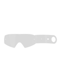Alpinestars Vision Youth 8-5-3 Tear Off, Transparent Goggle Accessory, single clear polyester film with laser-cut edges, featuring alignment holes and an integrated pull tab with a finger loop for quick removal during off-road riding