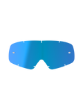Alpinestars Vision Youth Mirror Lens, Mirror Blue Replacement Goggle Lens, Curved Polycarbonate design with seven-keyhole locking points and tear-off posts, Youth Motocross Accessory