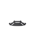 Alpinestars Supertech, protector nasal de repuesto para gafas de motocross, negro, de plástico duradero.