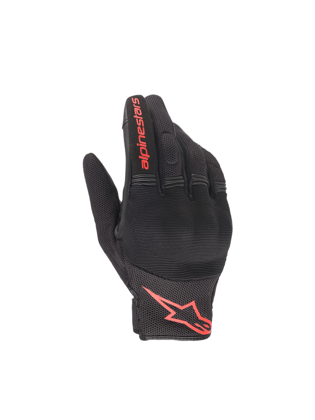 Alpinestars Copper, guantes de moto urbanos para hombre, negros y rojos, con protección de nudillos rígida cubierta y diseño ligero