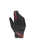 Alpinestars Copper, guantes de moto urbanos para hombre, negros y rojos, con protección de nudillos rígida cubierta y diseño ligero