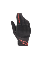 Alpinestars Copper, guantes de moto urbanos para hombre, negros y rojos, con protección de nudillos rígida cubierta y diseño ligero