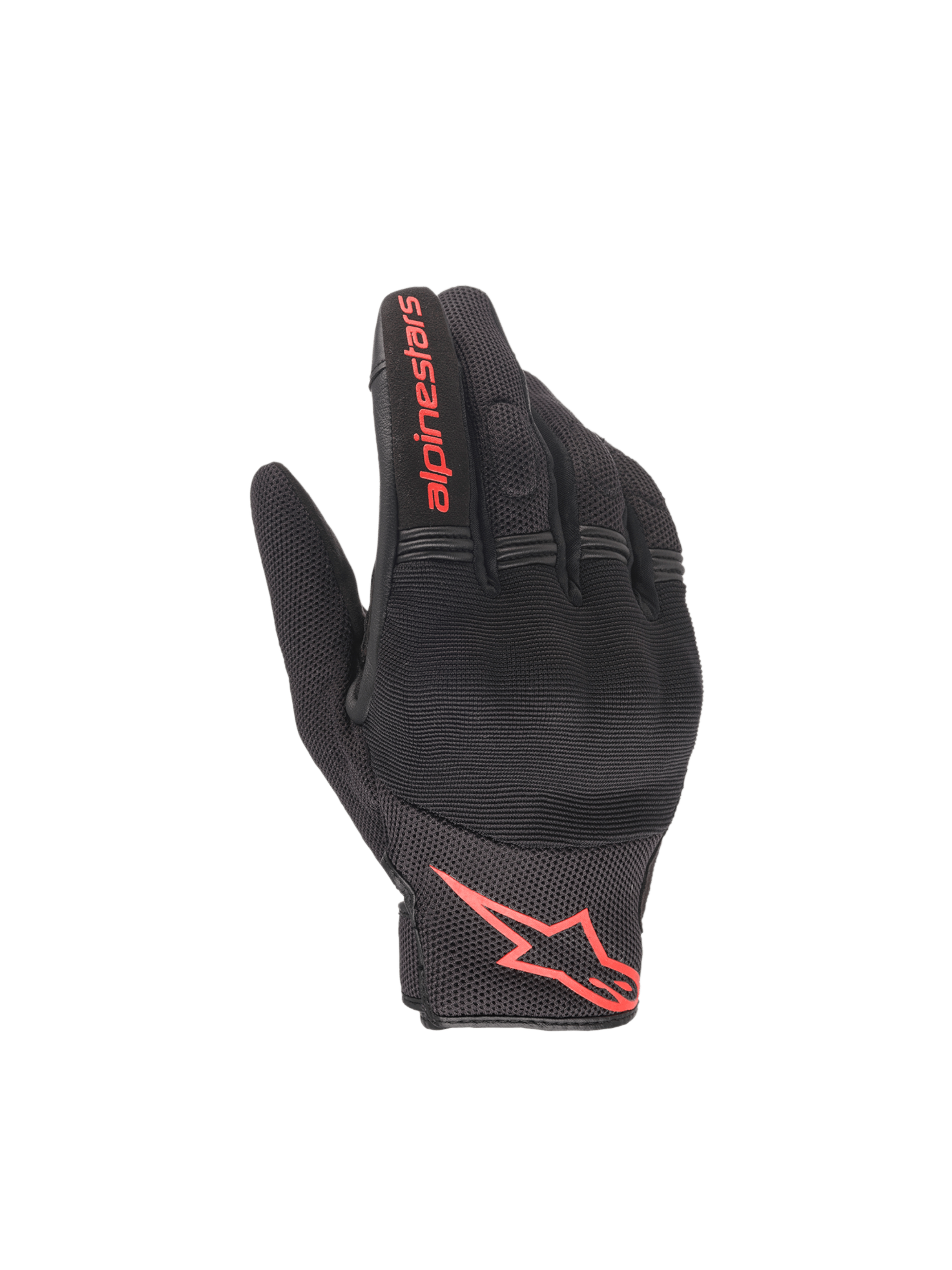 Alpinestars Copper, guantes de moto urbanos para hombre, negros y rojos, con protección de nudillos rígida cubierta y diseño ligero