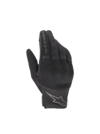 Alpinestars Guantes Copper, guantes de moto urbanos para hombre, negros, con protección de nudillos duros, malla textil transpirable y palma de gamuza sintética