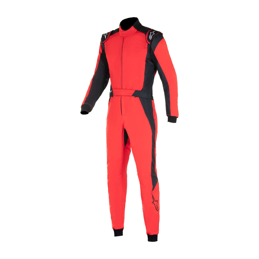 Alpinestars Traje GP Pro Comp V2 - FIA, mono de carreras para hombre, rojo y negro, con certificación FIA
