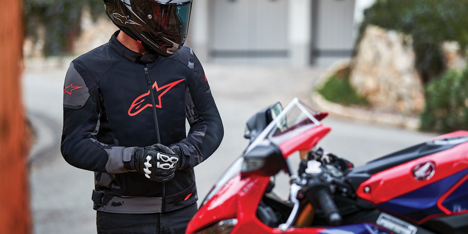 T-SP X Superair - Chaqueta de Moto Rojo | Alpinestars®