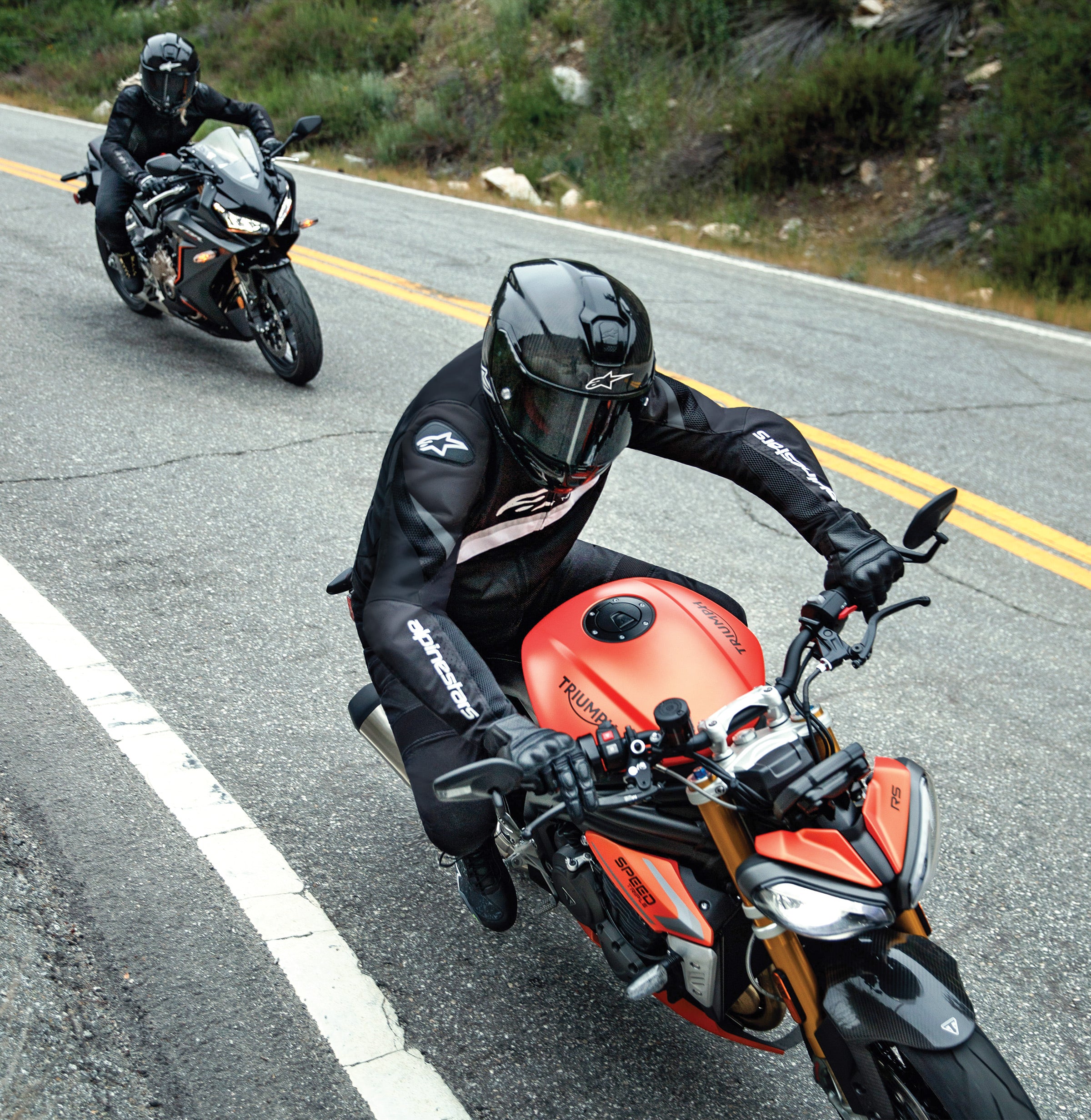 T-GP Plus R V4 Airflow - Chaqueta de Moto Negro Rojo | Alpinestars®