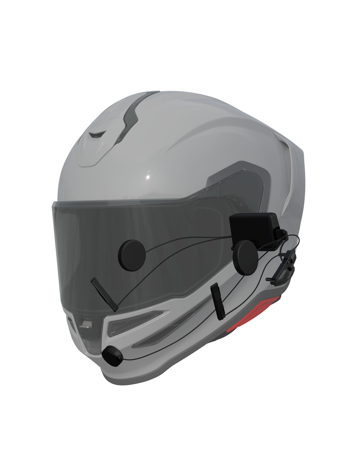 Alpinestars A-Connect Communication System, intercomunicador para casco de moto con tecnología Mesh 3.0, negro