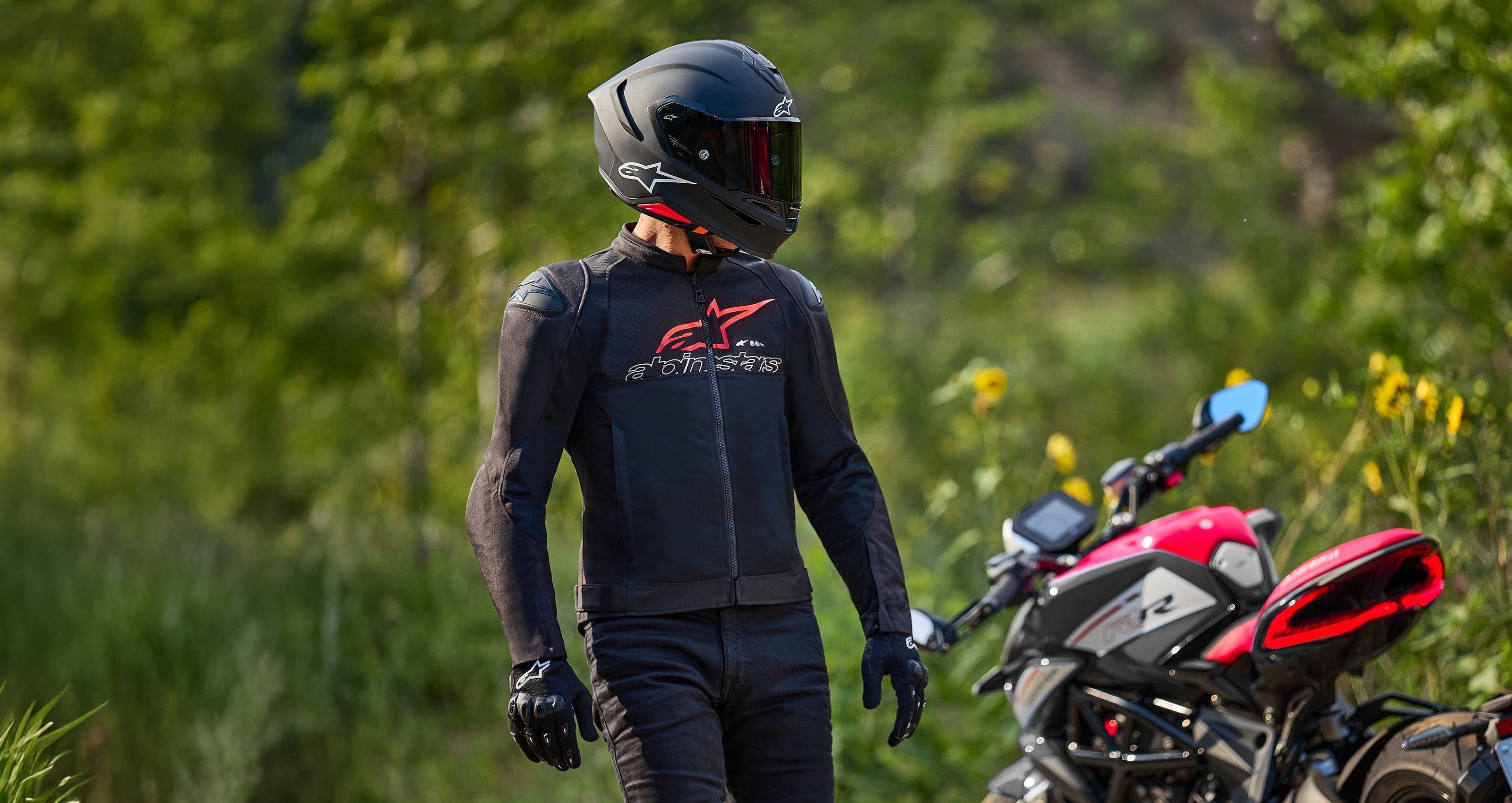 SMX Air - Red Motorcycle Jacket | Alpinestars®