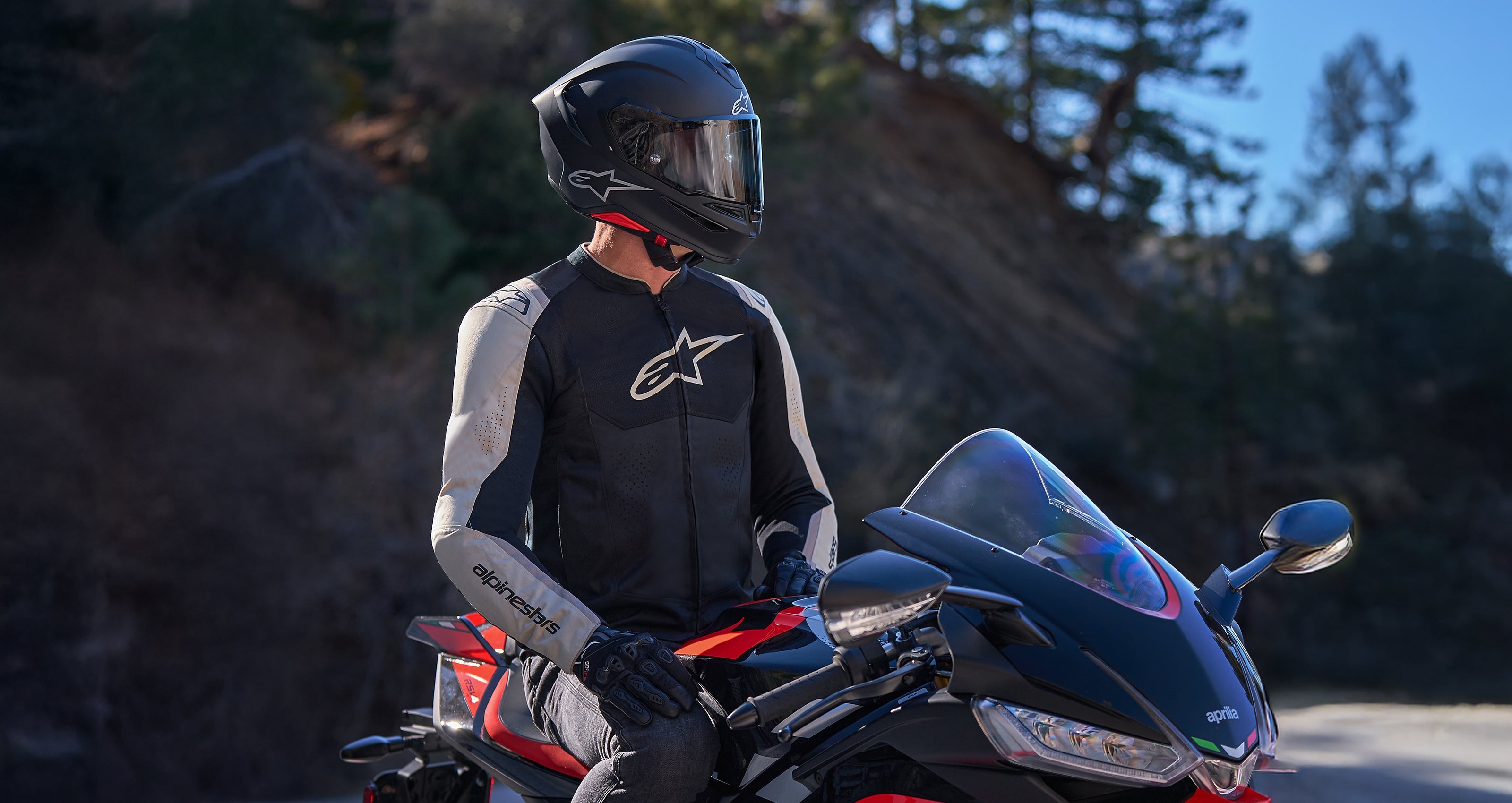 T-SPS Air V2 - Black Motorcycle Chaqueta | Alpinestars®