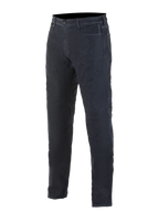 Alpinestars Copper Out V2 Riding Denim, Motorcycle Jeans, Rinse Plus Blue, straight-leg fit, 13oz comfort denim, five-pocket style, features external zipper for knee protection access, urban motorcycle riding apparel