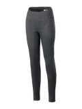 Alpinestars Shuri Women Leggings Summer, Black, high-waisted slim-fit motorcycle leggings with a wide elastic waistband, stretch cotton denim material, featuring faux front pocket stitching, urban-styled riding pants for women