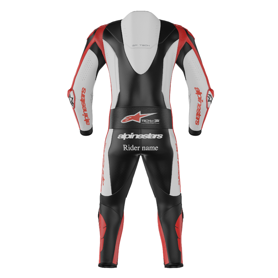 Gp Tech V5 Traje de cuero personalizado de una pieza hecho a medida