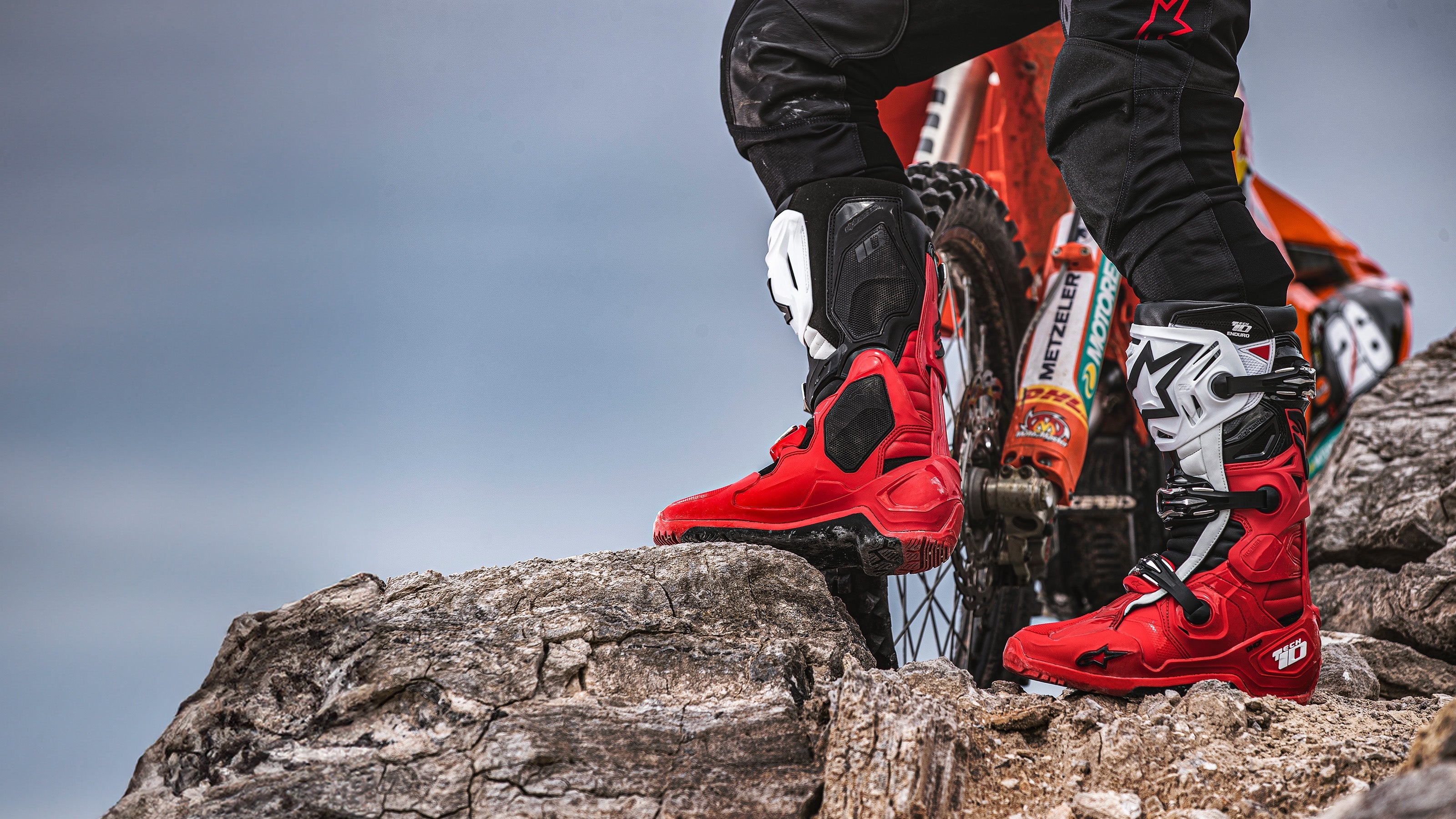 Tech 10 Enduro - Botas de Enduro Rojo | Alpinestars®