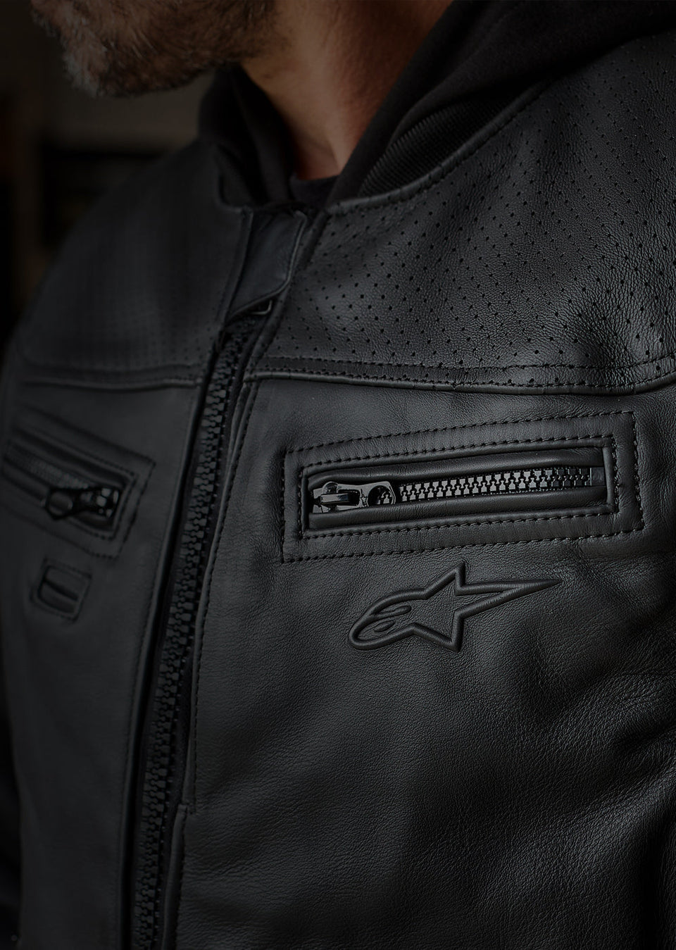 Tech-Air® V2 Leather System BLACK CONTEMPORARY Tech-Air Airbags